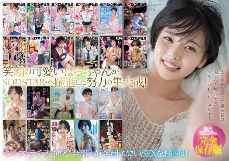 Haru Shibasaki's First Compilation! 22 Titles, 22 Sex Scenes, a Luxurious 10-Hour Special From Her Two Years Since Her AV Debut as an SOD Employee cover art