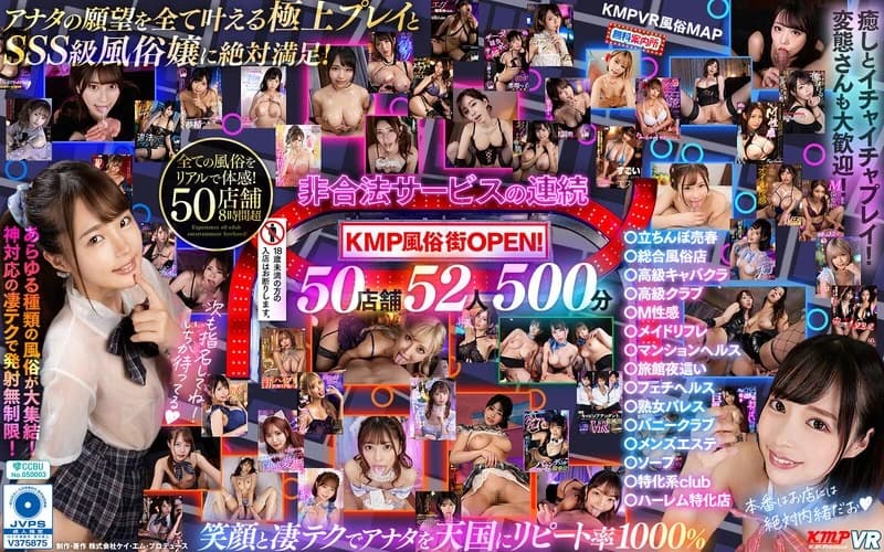 [VR] Entertainment and Amusement Act Violation! 500 Minutes of Sex Across 50 Brothels cover art