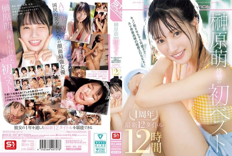 Moe Sakakibara's Long-Awaited Best Hits! Her Deadly Cuteness is the Most Erotic Sex in the AV World! 1st Anniversary, 12 Latest Titles, 12 Hours cover art